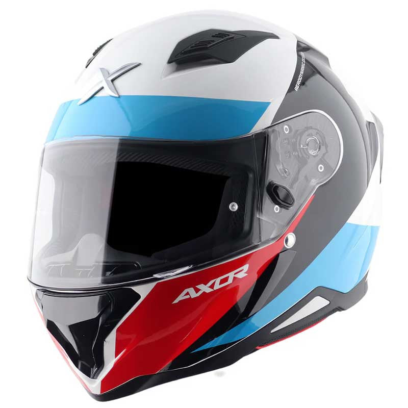 Axor Hunter Turbo white red Helmets