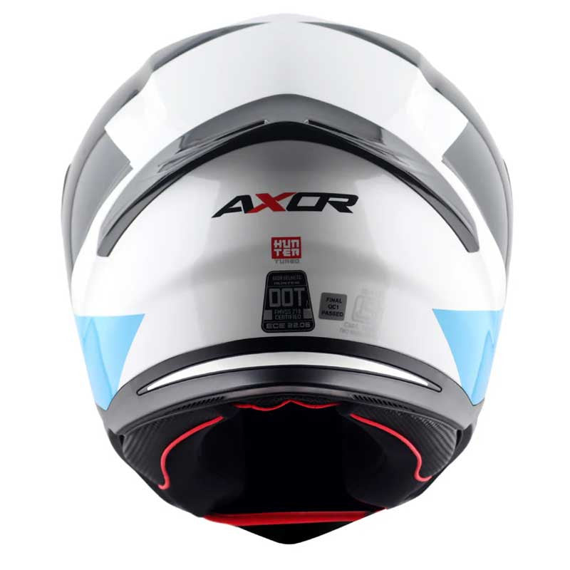 Axor Hunter Turbo white red Helmets