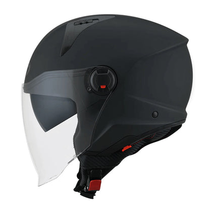 KYT D-City Plain Matt Black Helmet