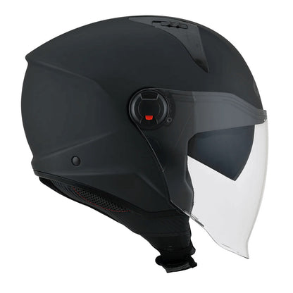 KYT D-City Plain Matt Black Helmet