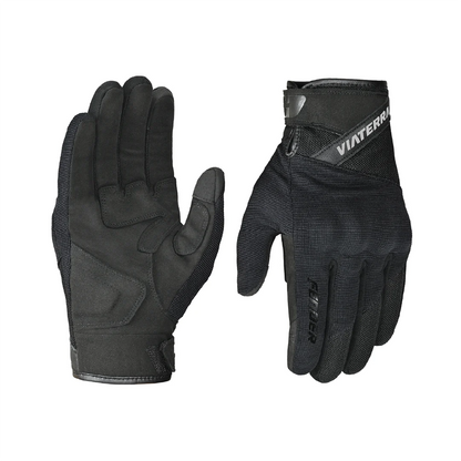 Viaterra Fender – Daily Use Motorcycle Black Gloves for Men - AH Helmets