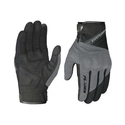 Viaterra Fender – Daily Use Motorcycle Grey Gloves for Men