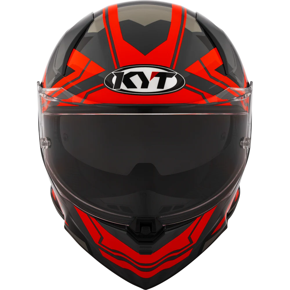 KYT R2R Pro Octane Black Red Gloss Helmet