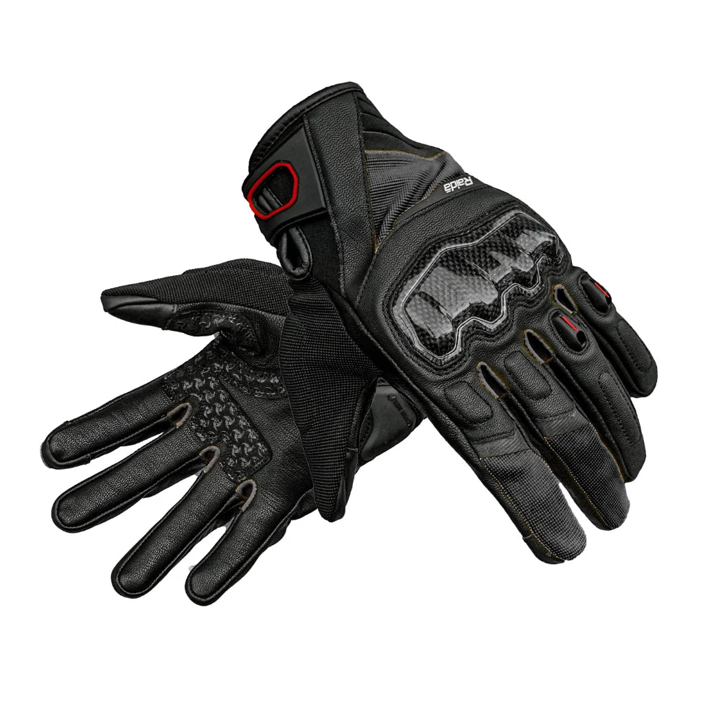 Raida Carbonite Gloves | Black - AH Helmets