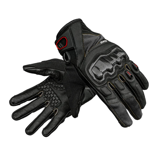 Raida Carbonite Gloves | Black - AH Helmets