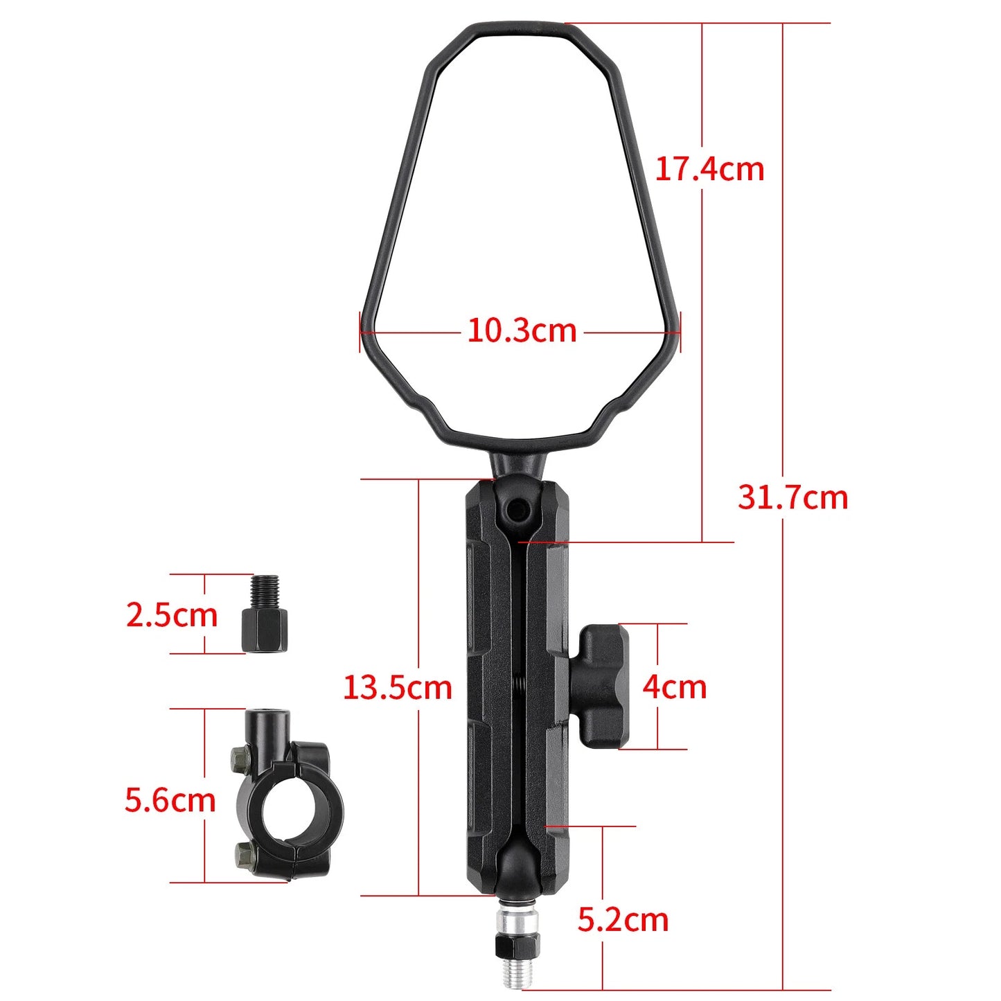 Motorcycle Folding Anti-Theft Rear View Mirror (Touring ADV)