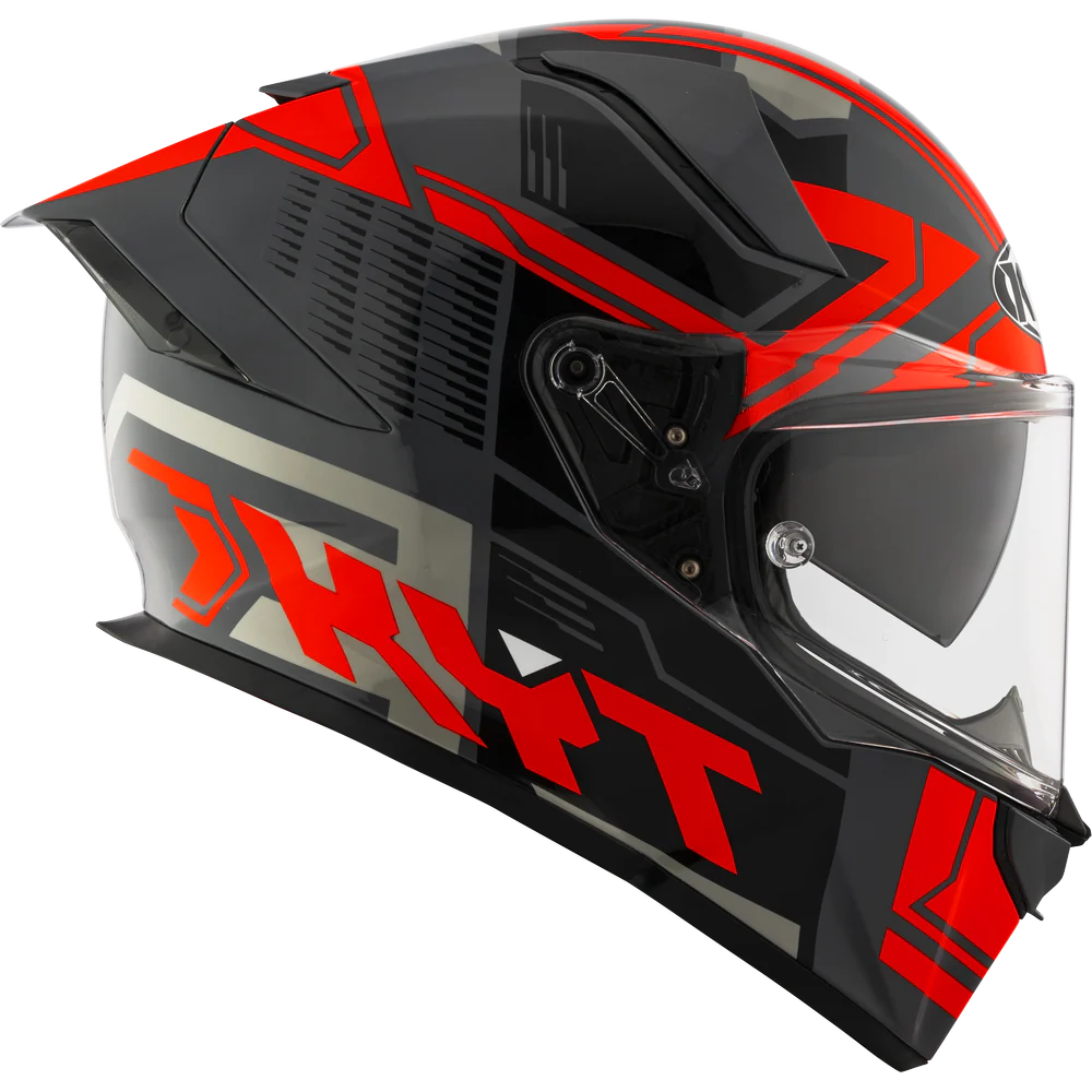 KYT R2R Pro Octane Black Red Gloss Helmet