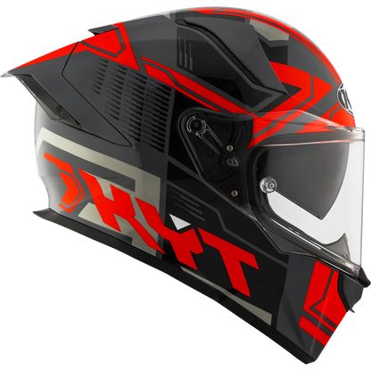 KYT R2R Pro Octane Black Red Gloss Helmet