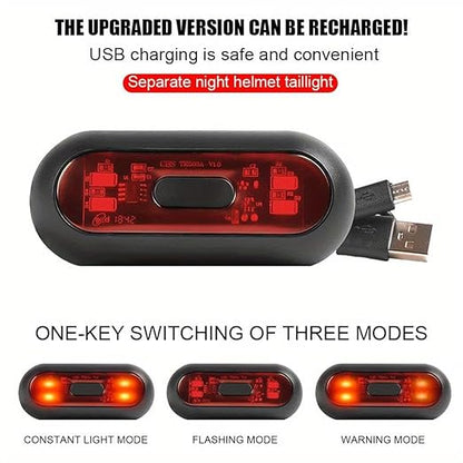 MH Moto Helmet Tail Light Chargable