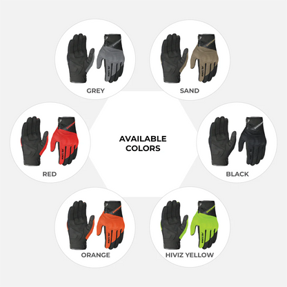 Viaterra Fender – Daily Use Motorcycle Grey Gloves for Men