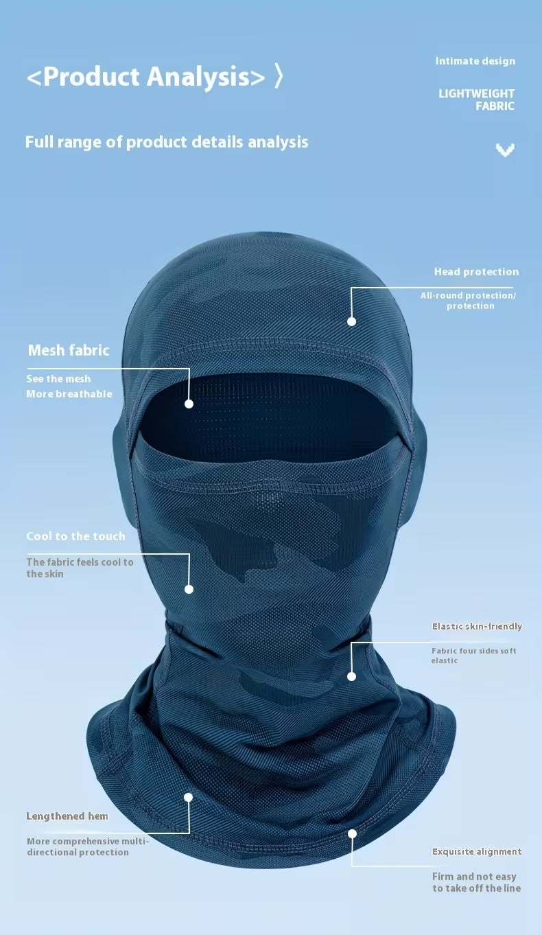 Mh Moto Easy Dry Camo 2 in 1 Balaclava