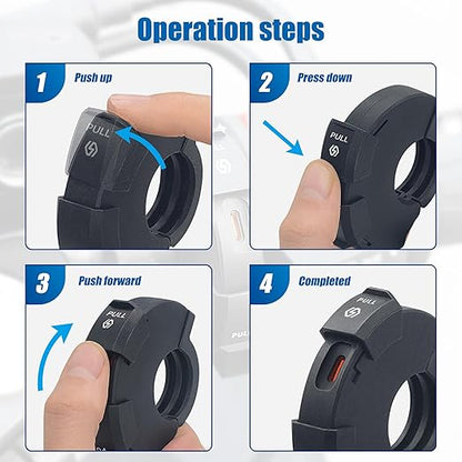Aqua motorcycle Handlebar 30w USB plus C pin CHARGER