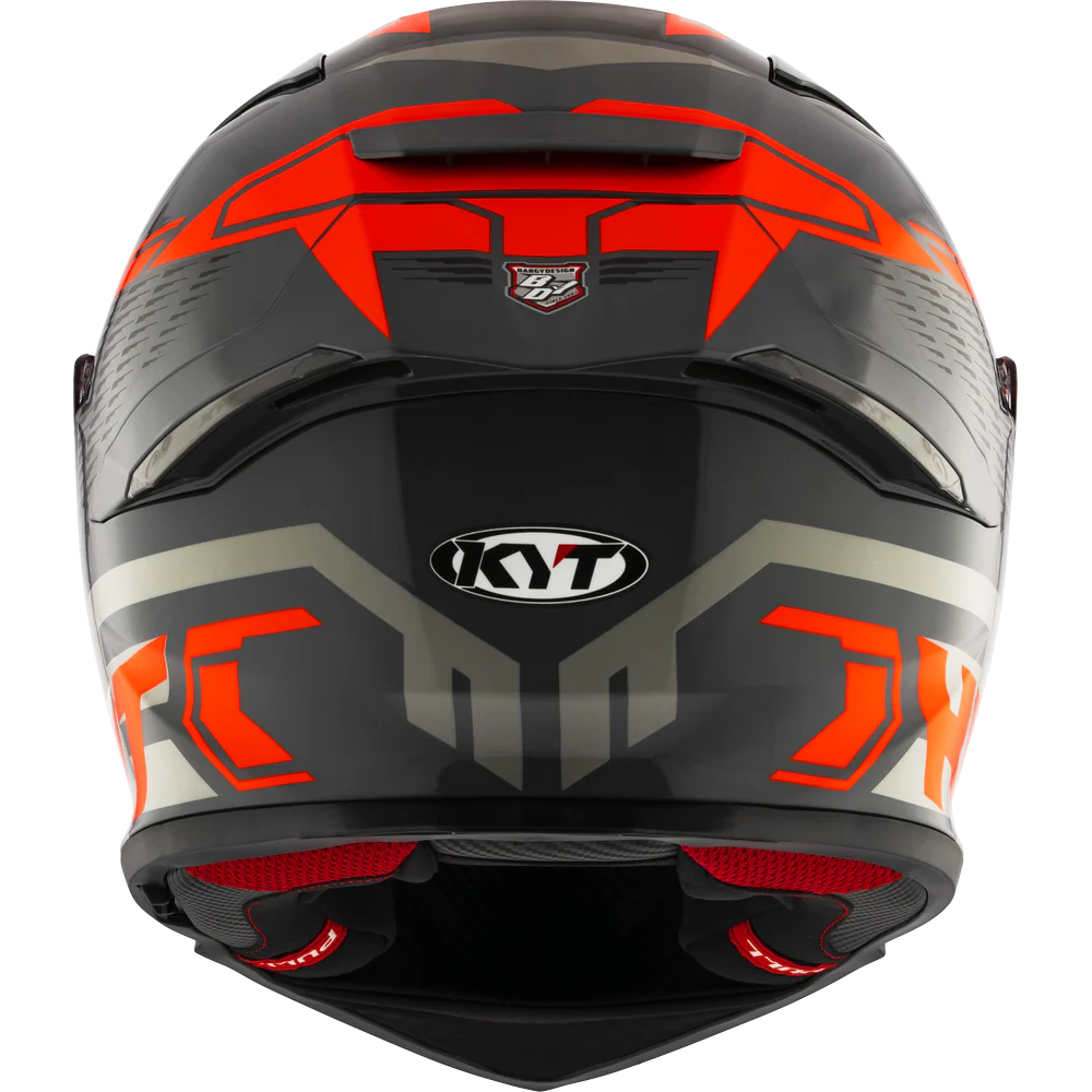KYT R2R Pro Octane Black Red Gloss Helmet