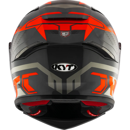 KYT R2R Pro Octane Black Red Gloss Helmet