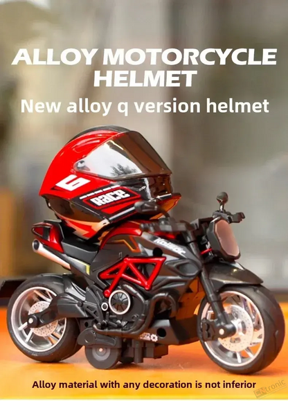 Flash Motorcycle Model Simulation Racer Motorcycle + Rider Set