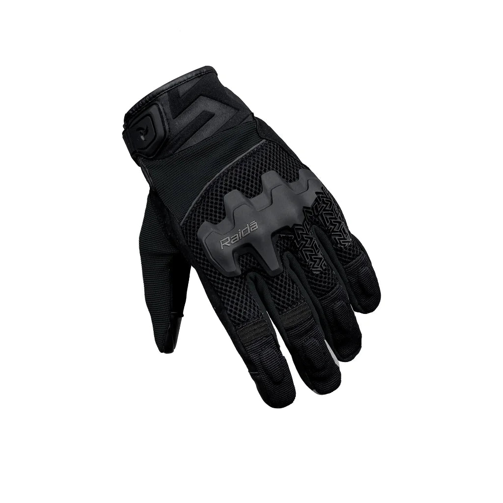 Raida Drift Motorcycle Gloves Black