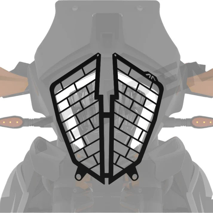 MOTOURENN KTM ADVENTURE 390 HEADLIGHT GRILL (INVERTED MAZE) - AH Helmets