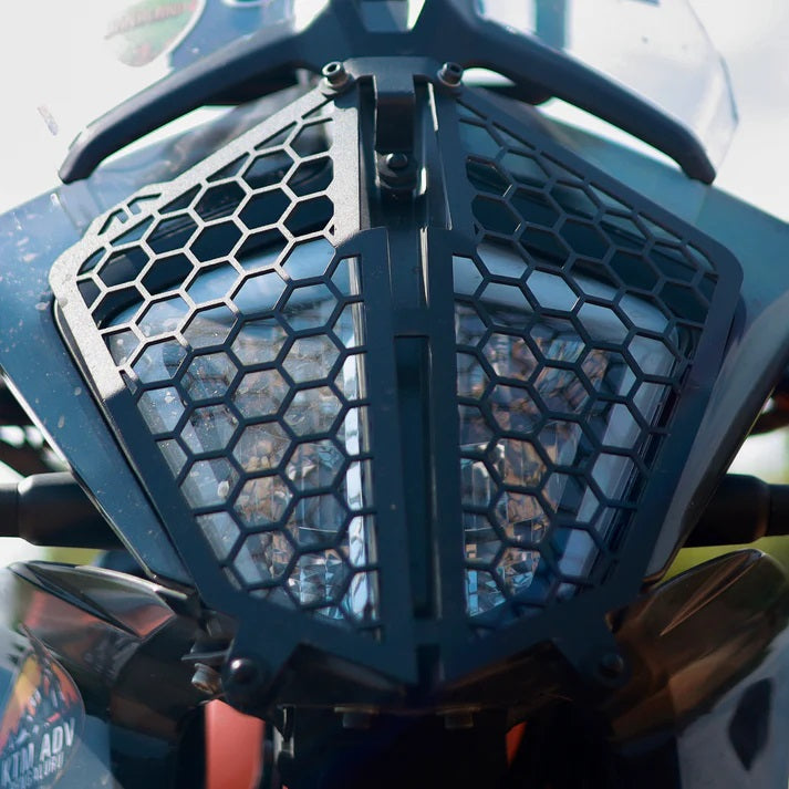 MOTOURENN KTM ADVENTURE 390 HEADLIGHT GRILL (INVERTED MAZE) - AH Helmets