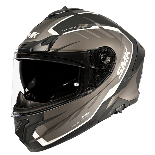 SMK Typhoon Aerot GL.Black Grey White (GL266) Helmet