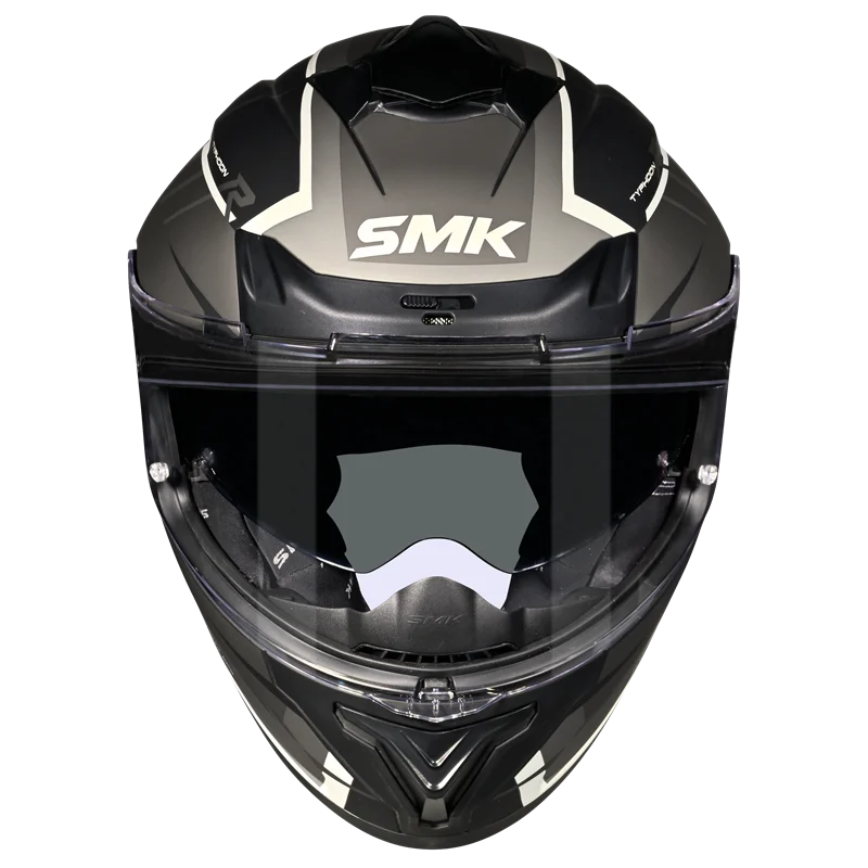 SMK Typhoon Aerot GL.Black Grey White (GL266) Helmet