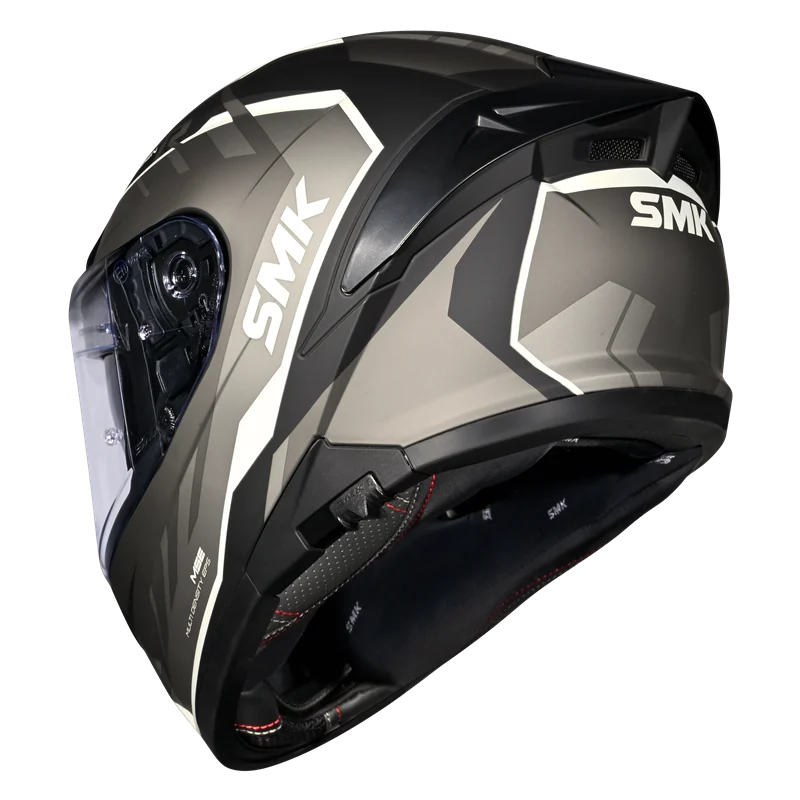 SMK Typhoon Aerot GL.Black Grey White (GL266) Helmet