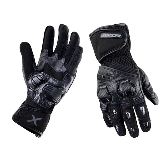 AXOR GATOR RIDING GLOVES-Black