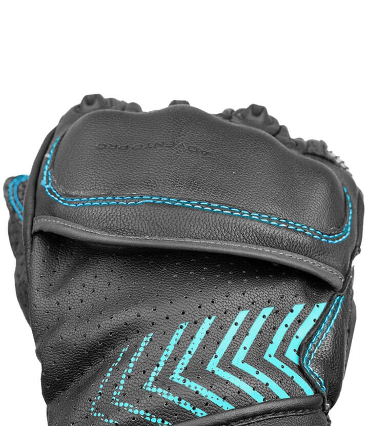 Rynox Advento Pro Black Blue Gloves - AH Helmets