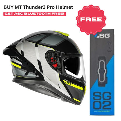 MT Thunder3 Pro Nova B62 Gloss Yellow Helmet