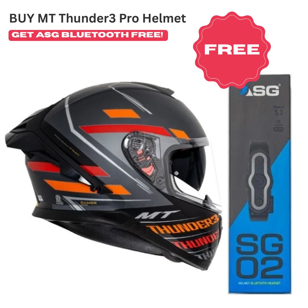 MT Thunder3 Pro Damer Matt Black Red Helmet