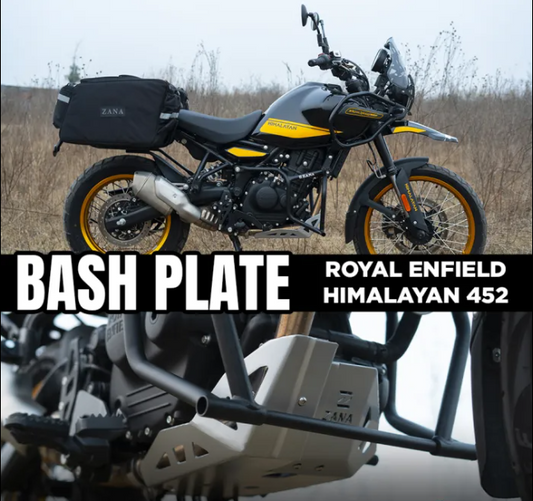 ZANA BASHPLATE ALUMINIUM SILVER FOR HIMALAYAN 450 - AH Helmets