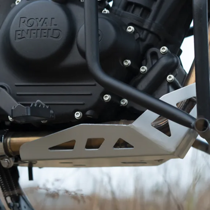 ZANA BASHPLATE ALUMINIUM SILVER FOR HIMALAYAN 450 - AH Helmets