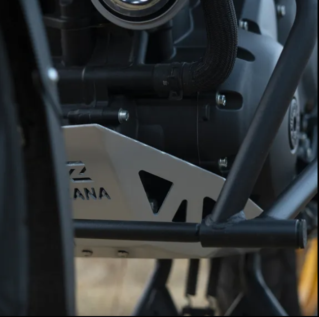 ZANA BASHPLATE ALUMINIUM SILVER FOR HIMALAYAN 450 - AH Helmets