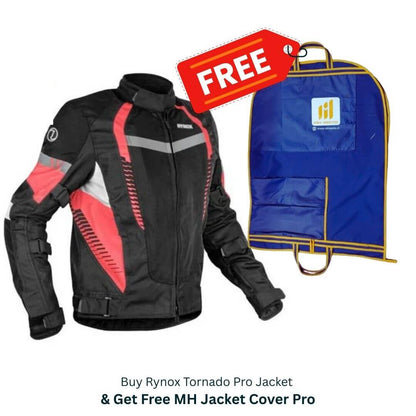 Rynox Tornado Pro 4 Jacket ( Black Red )