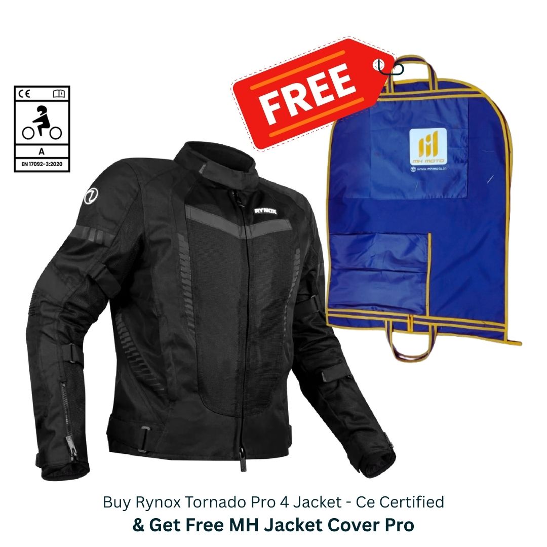 Rynox Tornado Pro 4 Jacket - Ce Certified Class A