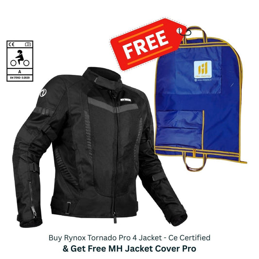 Rynox Tornado Pro 4 Jacket - Ce Certified Class A