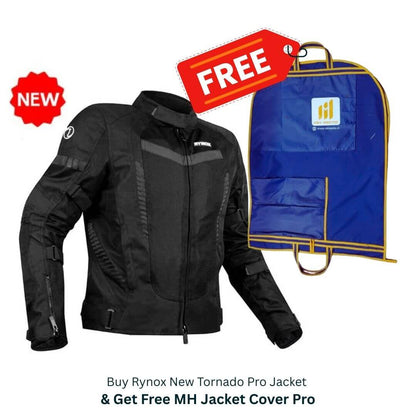 Rynox New Tornado Pro 4 Jacket (All Black)