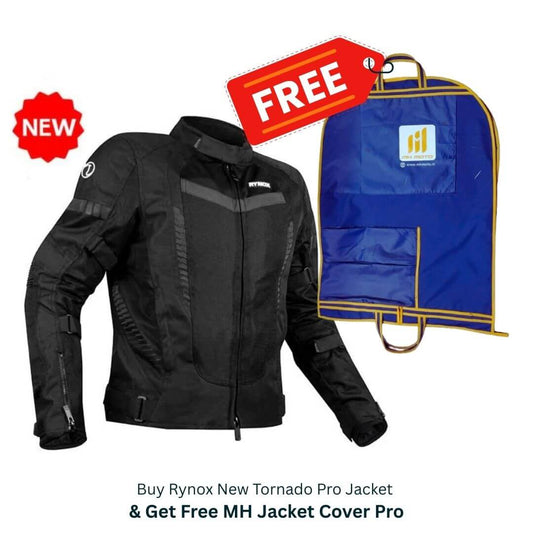 Rynox New Tornado Pro 4 Jacket (All Black)