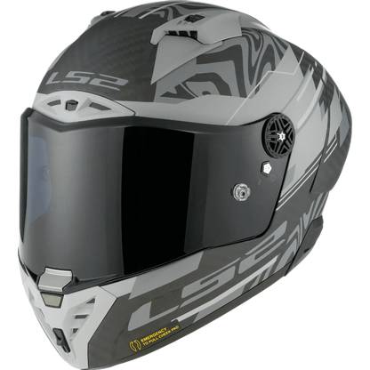LS2 FF805 Thunder C GP Aero Polar Gloss Black Grey Helmet-06