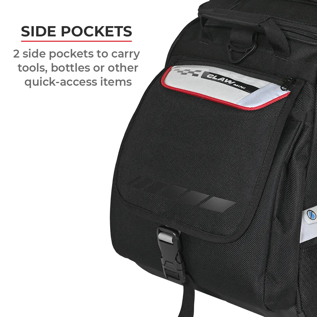 Viaterra claw mini - 100% waterproof motorcycle Black tailbag (Universal)