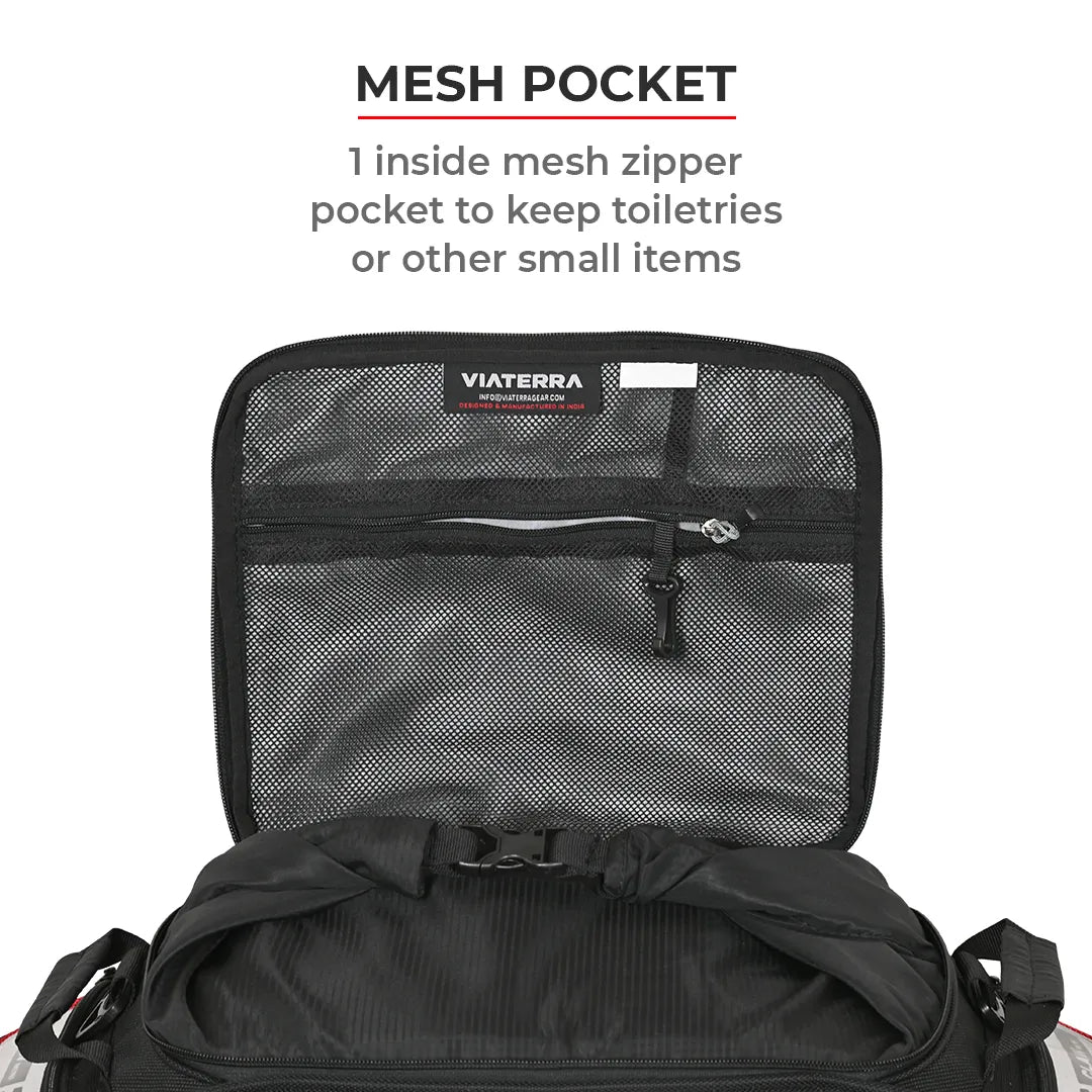 Viaterra claw mini - 100% waterproof motorcycle Black tailbag (Universal)