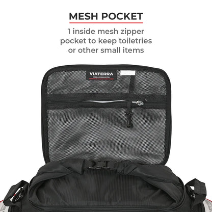 Viaterra claw mini - 100% waterproof motorcycle Black tailbag (Universal)