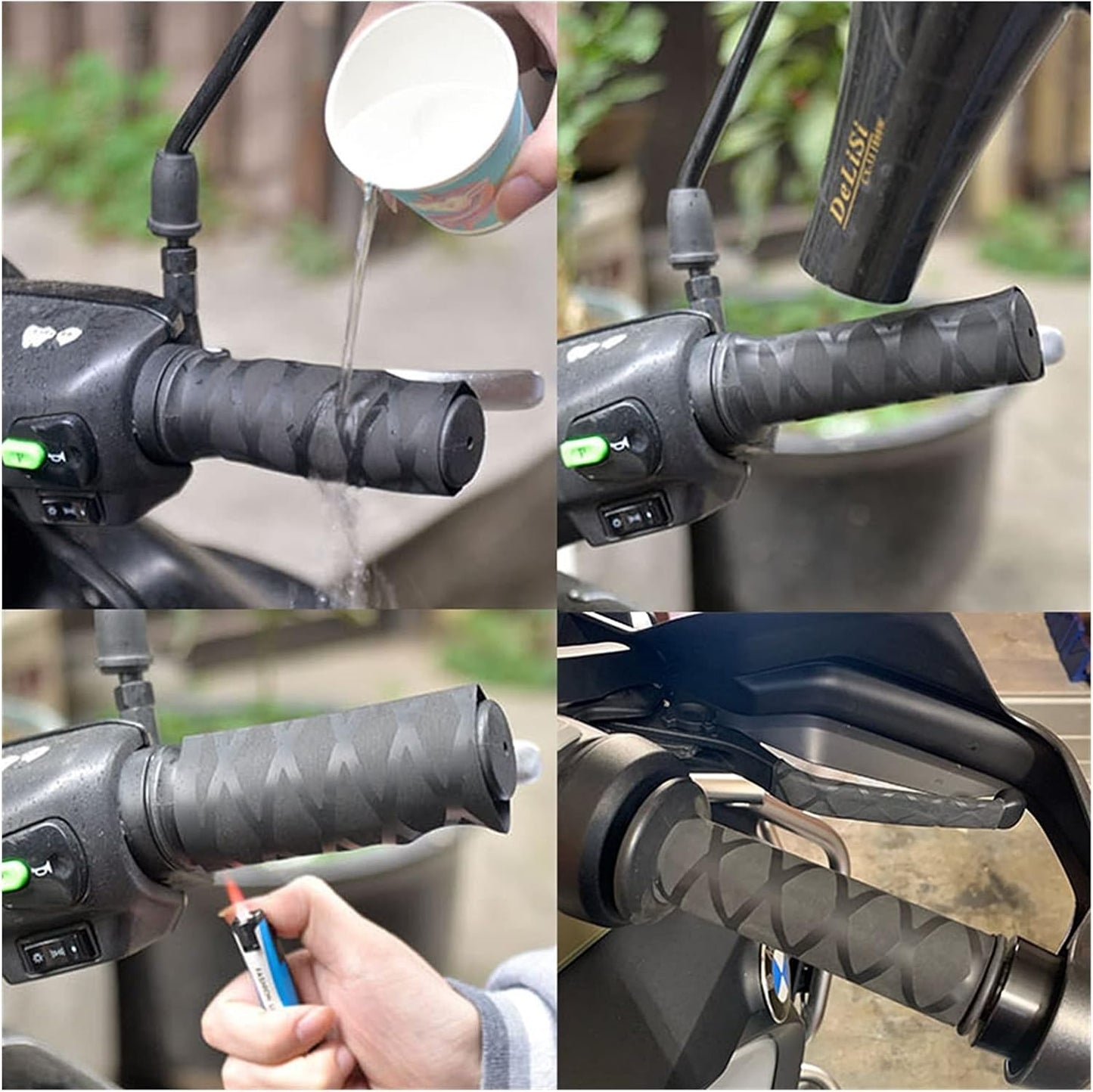 MH Moto Motorcycle Compress Grip
