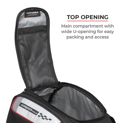ViaTerra Condor Solo 100% Waterproof Saddlebags - AH Helmets