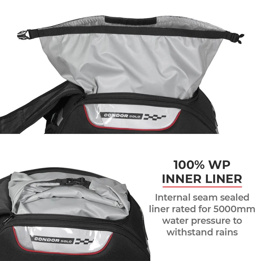 ViaTerra Condor Solo 100% Waterproof Saddlebags - AH Helmets