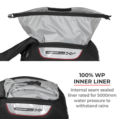 ViaTerra Condor Solo 100% Waterproof Saddlebags - AH Helmets