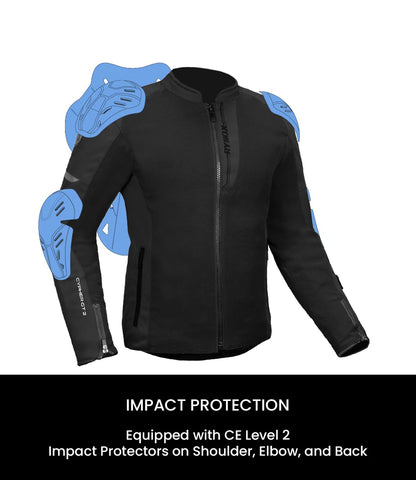 Rynox CYPHER GT 2 JACKET (Black)