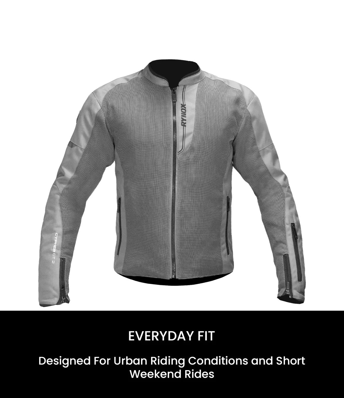 Rynox CYPHER GT 2 JACKET (Grey)