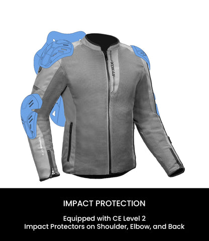 Rynox CYPHER GT 2 JACKET (Grey)