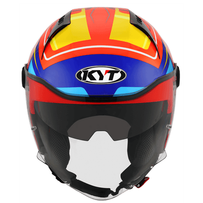KYT D-City OVERTECH ORANGE FLUO YELLOW HELMETS