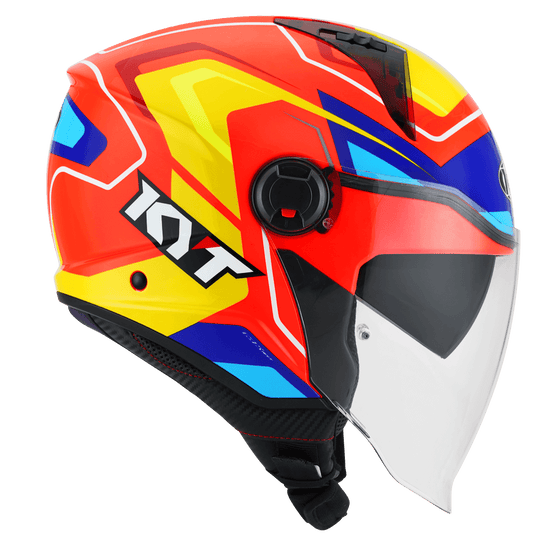 KYT D-City OVERTECH ORANGE FLUO YELLOW HELMETS